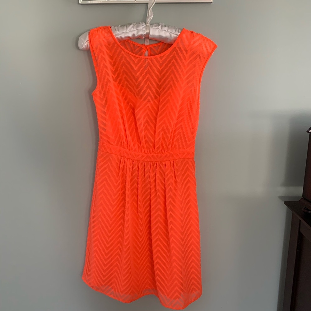 J Crew Orange Dress